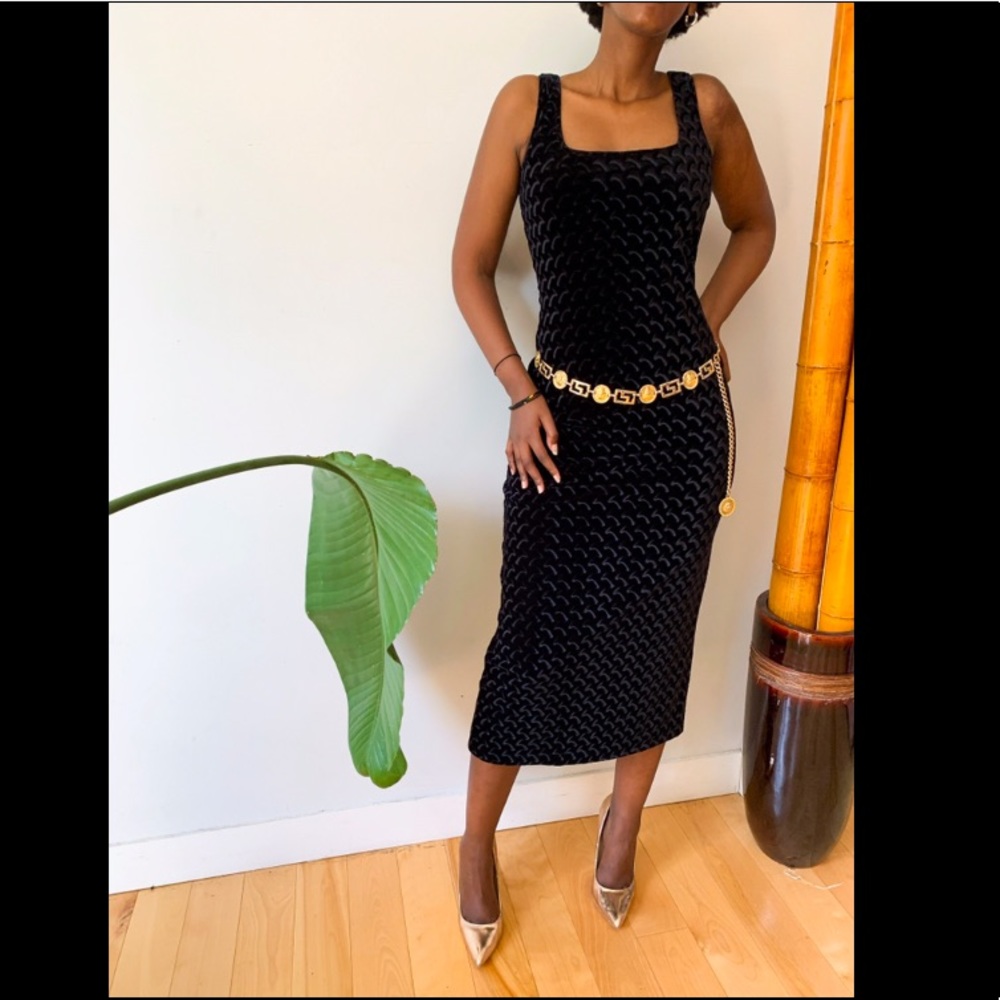 Ankle Length Black Dress